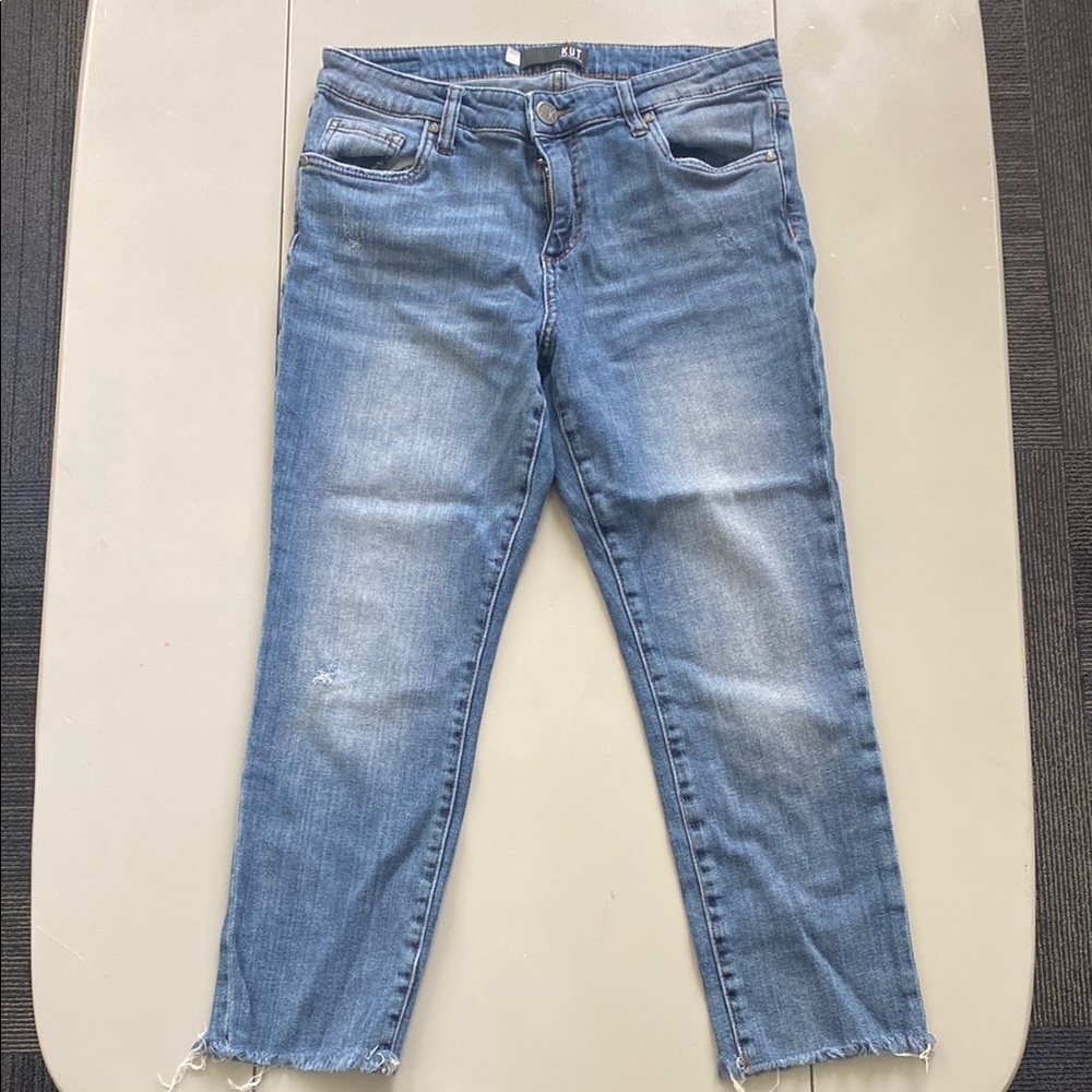 KUT From The Kloth Women's Blue Denim Jeans Size 8P